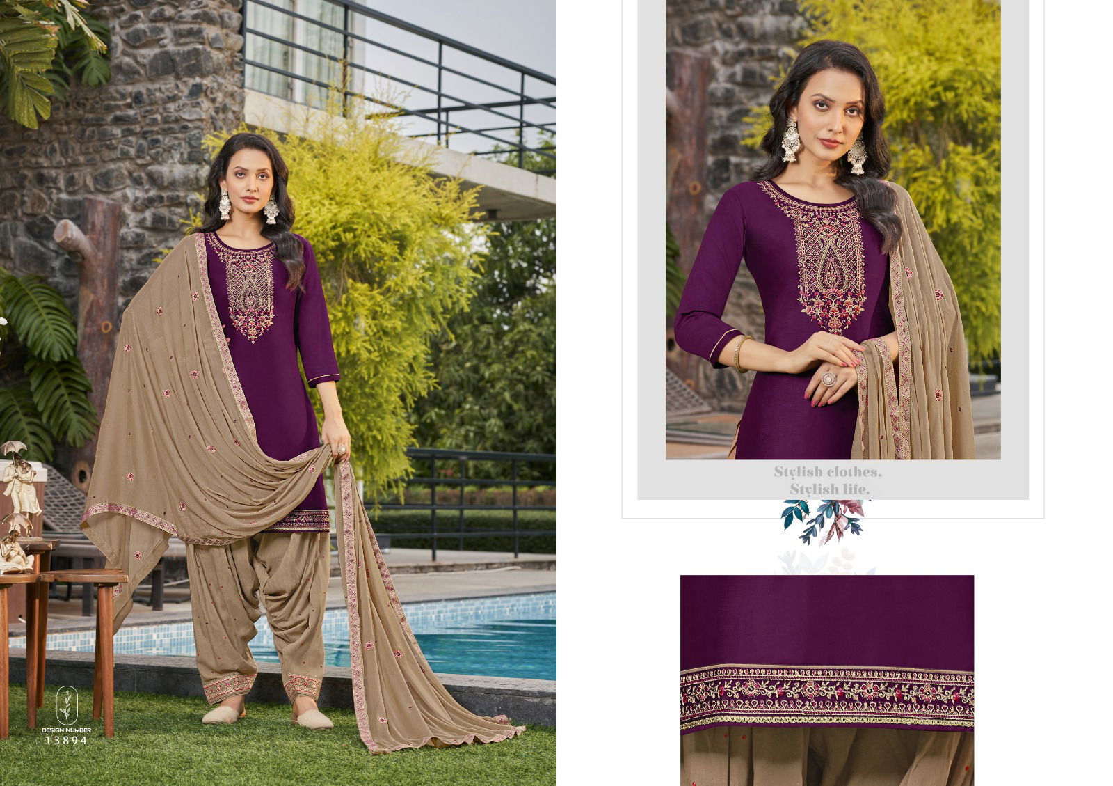 Kalaroop Of Patiyala Vol 35 Heavy Jam Silk Kurti Bottom With Dupatta Catalog
